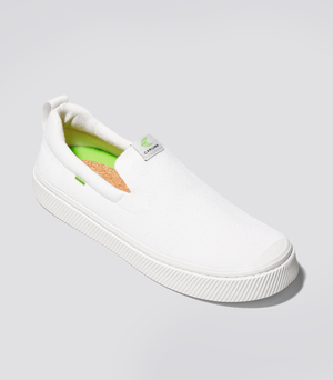 IBI SLIP-ON White Knit Sneaker Men